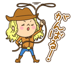 Greetings in the world of costume sticker #8122695