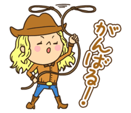 Greetings in the world of costume sticker #8122695