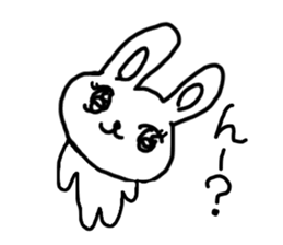 The losing heart Rabbit vol,2 sticker #8123155