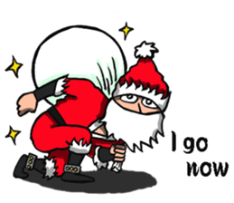 Ninja Santa Claus sticker #8123185