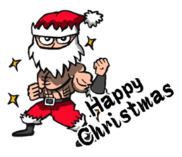 Ninja Santa Claus sticker #8123196
