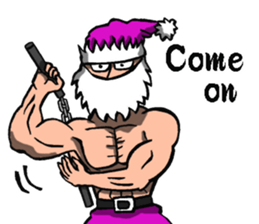 Ninja Santa Claus sticker #8123211