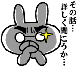 Daily life of a surreal rabbit2 sticker #8123232