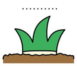Cute Green onion sticker #8123260
