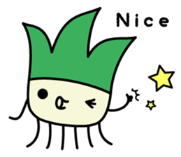 Cute Green onion sticker #8123270