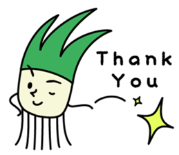 Cute Green onion sticker #8123271