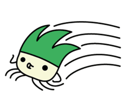 Cute Green onion sticker #8123272