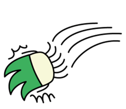 Cute Green onion sticker #8123273