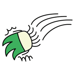 Cute Green onion sticker #8123273