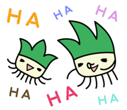 Cute Green onion sticker #8123274