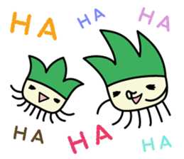 Cute Green onion sticker #8123274