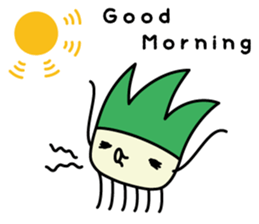 Cute Green onion sticker #8123276