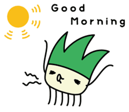 Cute Green onion sticker #8123276