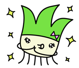 Cute Green onion sticker #8123278