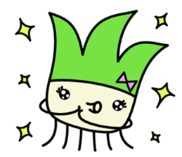 Cute Green onion sticker #8123278