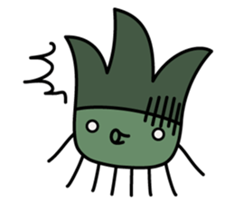 Cute Green onion sticker #8123279