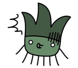Cute Green onion sticker #8123279