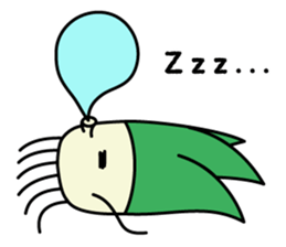 Cute Green onion sticker #8123290