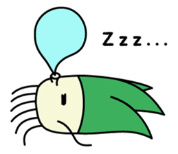 Cute Green onion sticker #8123290