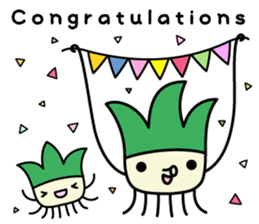 Cute Green onion sticker #8123292