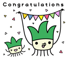 Cute Green onion sticker #8123292