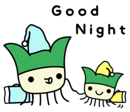 Cute Green onion sticker #8123298