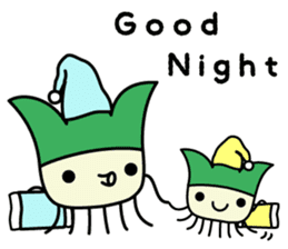 Cute Green onion sticker #8123298