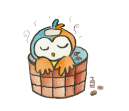 very cute owl sticker #8123321