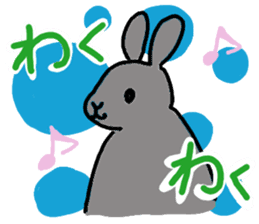 mofumofu rabbits sticker #8123463