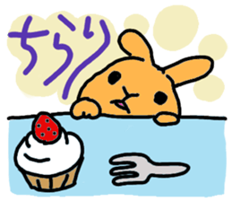 mofumofu rabbits sticker #8123464