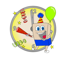 Trio in New Year sticker #8123822