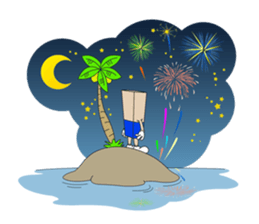 Trio in New Year sticker #8123824