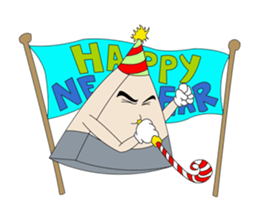 Trio in New Year sticker #8123831