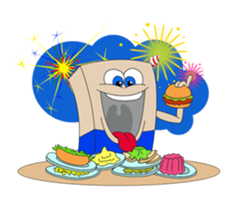 Trio in New Year sticker #8123839