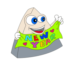 Trio in New Year sticker #8123840