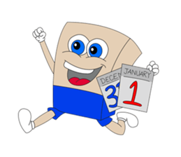 Trio in New Year sticker #8123843