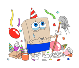 Trio in New Year sticker #8123847