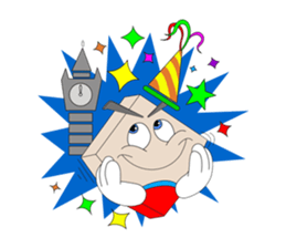 Trio in New Year sticker #8123850