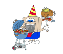 Trio in New Year sticker #8123854