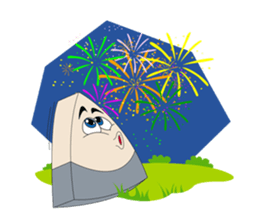 Trio in New Year sticker #8123859