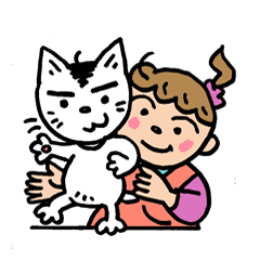 Pocha Mom Family, One day the cat spots.