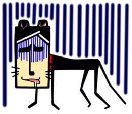 Dog cat sticker #8124209