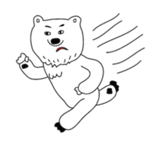 Polar bear and his friends sticker #8124416
