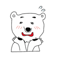 Polar bear and his friends sticker #8124426