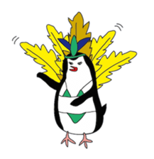 Polar bear and his friends sticker #8124432