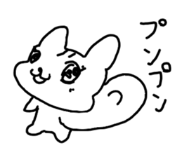 The losing heart Squirrel sticker #8124495