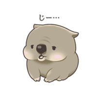 Wombacho and green grass sticker #8124764