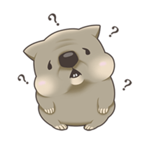 Wombacho and green grass sticker #8124785