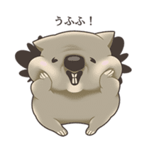 Wombacho and green grass sticker #8124791