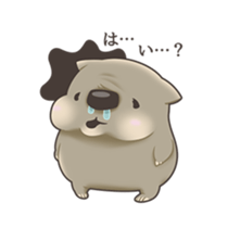 Wombacho and green grass sticker #8124801